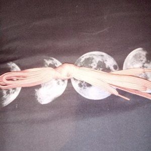 4/ $10 Dark coral color DC/Converse laces